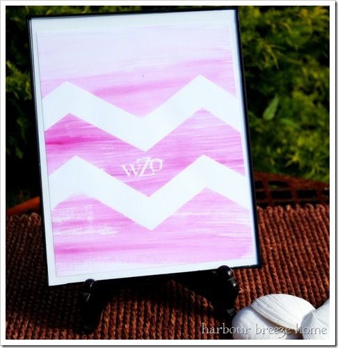 Simple Watercolor Art with Painters Tape