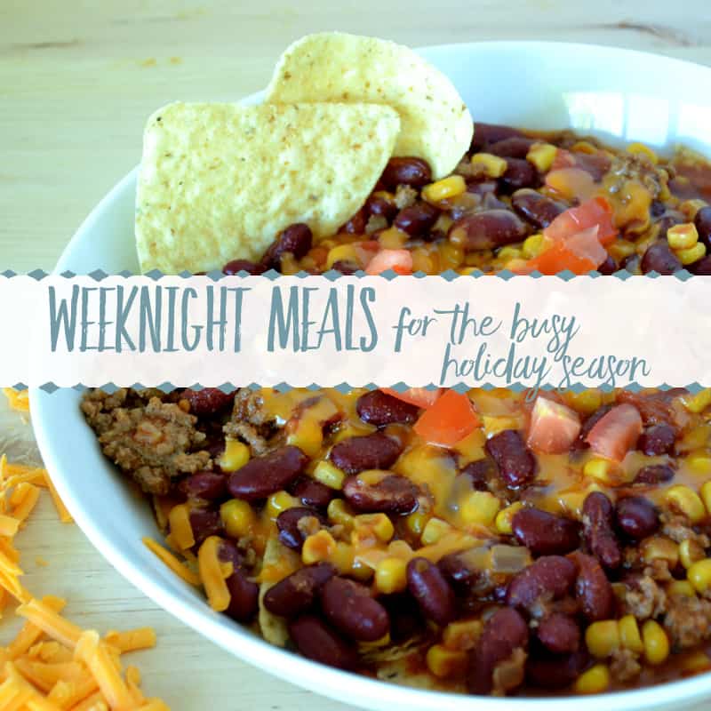 Simple Dinners for Busy Holiday Weeks