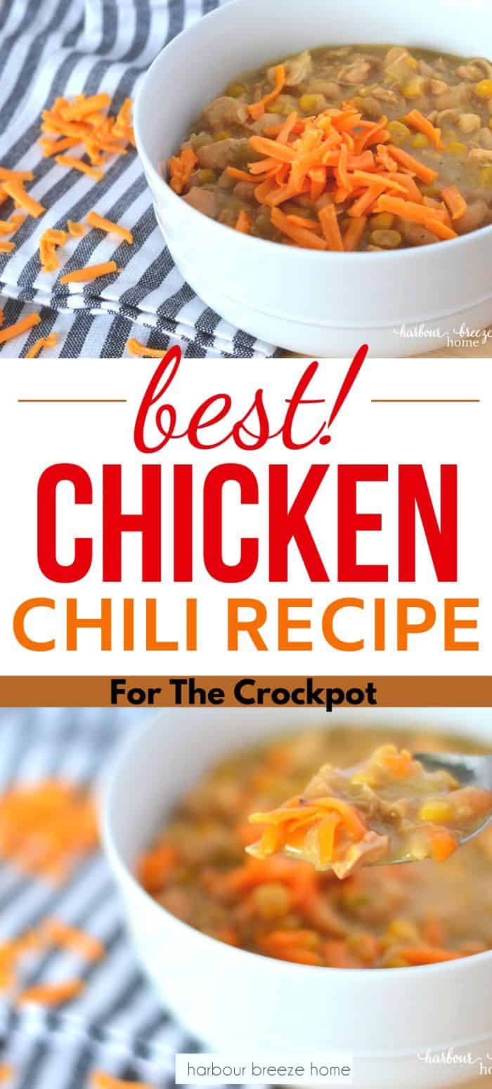 White Chicken Chili Recipe for Slow Cooker