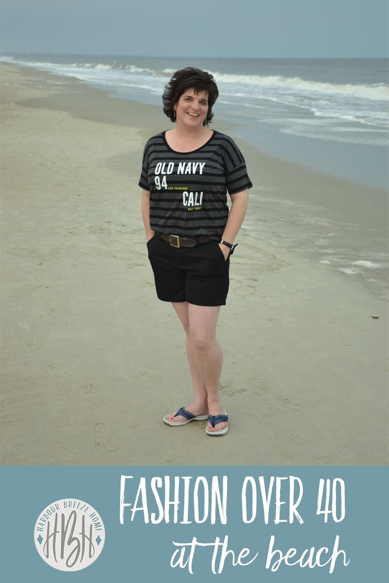 Fashion over 40 ~ at the beach