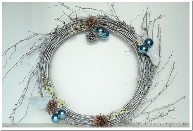 silver wreath after
