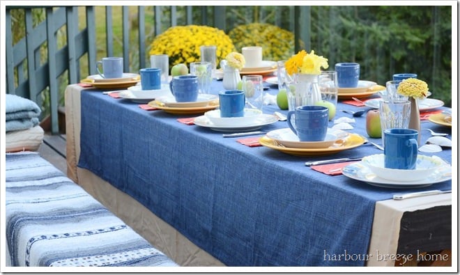 table with bench ps