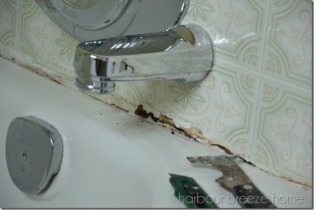 caulking gone