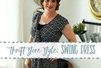 Thrifted Swing Dress Outfit Ideas and Styling Tips