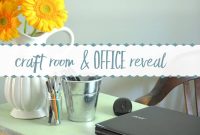 Craft Room and Home Office Reveal: Organized Creative Space