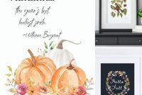 Free Fall Printable Wall Art for Autumn Decor