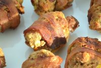 Crispy Bacon-Wrapped Stuffing Balls