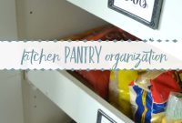 Transform a Plain Cupboard into Clever Pantry Organization