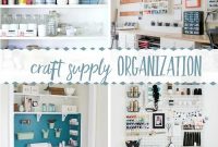 Creative and Beautiful Craft Supply Organization Ideas