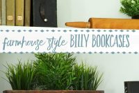 Farmhouse Bookcase Ideas for Rustic Living Room Decor
