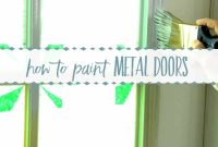 How to Paint a Metal Door with Plastic Trim: Step-by-Step