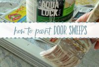 How to Paint a Vinyl Door Sweep Without Peeling