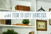 How to Add Molding to an IKEA Billy Bookcase