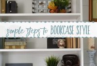 Farmhouse Bookcase Styling Ideas for Cozy Layered Shelves