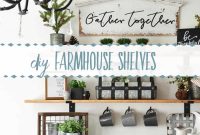 DIY Fixer Upper Farmhouse Shelves