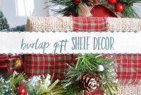DIY Burlap Wrapped Christmas Gift Ideas