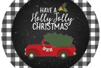 Free Printable Vintage Red Truck Gift Tags