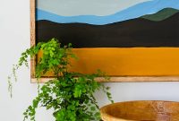 How to Paint Boho Mountain Wall Art