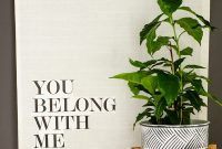 DIY Farmhouse Fabric Sign with Free Printables