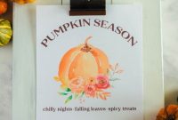 Free Pumpkin Printable Wall Art for Fall Decor