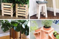 12 DIY Wooden Planter Stand Ideas to Build