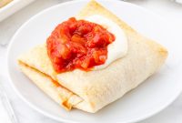 Crispy Baked Chicken Chimichangas