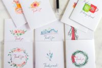10 Free Printable Thank You Card Templates