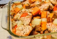 Sheet Pan Chorizo and Chicken Dinner