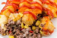 Cheesy Tater Tot Casserole Recipe for Weeknights