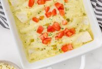 How to Make Creamy Chicken Enchiladas