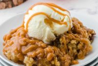 Apple Crisp Made with Apple Pie Filling