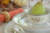 Vintage China Fall Tablescape with Cozy Layers