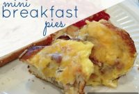 Savory Mini Breakfast Pies with Eggs and Cheese