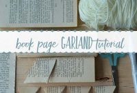 DIY Book Page Garland for Home Decor