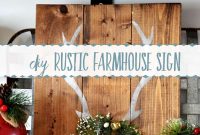 DIY Farmhouse Christmas Sign Tutorial