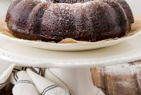 Poke and Pour Gingerbread Bundt Cake with Spiced Glaze