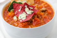 Spicy Buffalo Chicken Chili Recipe Inspired by Rachael Ray