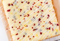 Cranberry Lemon Bars with Shortbread Crust