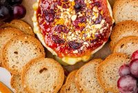 Baked Brie with Fig Jam and Cranberries: Elegant Party Appetizer
