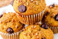 Pumpkin Banana Muffins Recipe with Cinnamon