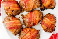 Crispy Bacon-Wrapped Mini Meatloaves