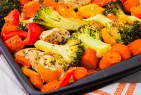 Crispy Sheet Pan Chicken with Roasted Vegetables