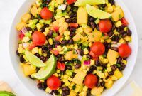 Black Bean and Mango Salad with Lime Vinaigrette