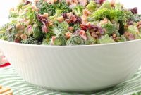 Classic Broccoli Salad with Cranberries Recipe