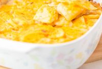 Scalloped Potatoes with Cream of Mushroom Soup and Cheese