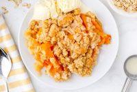 Peach Crisp with Oats: Mom’s 30-Minute Shortcut