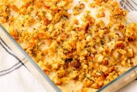 Swiss Chicken Casserole with Savory Stuffing