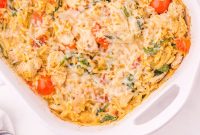 Creamy Orzo Chicken Casserole Recipe