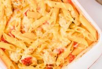 Creamy Baked Feta Chicken Pasta Recipe