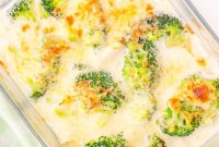 Creamy Chicken Alfredo Casserole with Broccoli